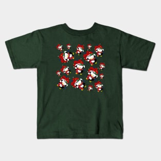 CHRISTMAS PENGUINS Kids T-Shirt